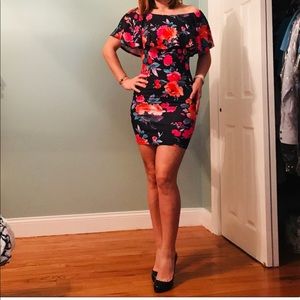 Asos 6 off shoulders minidress